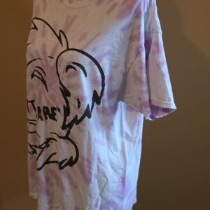 Purple Tie-Dye Graphic T-Shirt